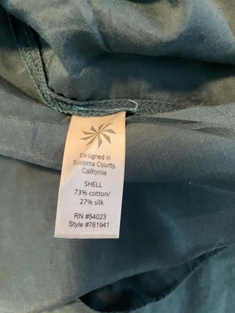 Athleta Swim Coverup Tunic  in Dip-Dye Ombre Teal SIze Medium - Picture 6 of 8
